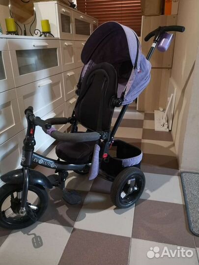 Детский велосипед micio с родительской ручкой