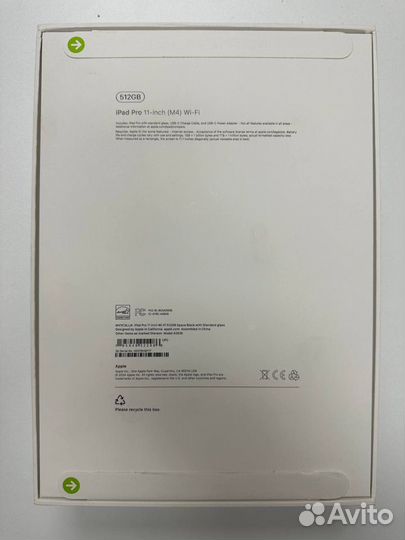 Apple iPad Pro 11 (2024) M4 512GB Wi-Fi, Space Bla