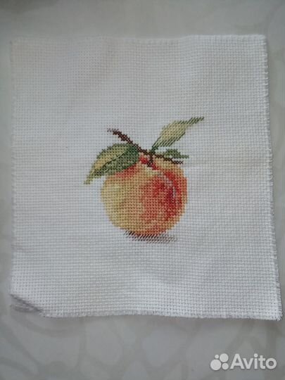 Продам вышивки пион, персик и мак