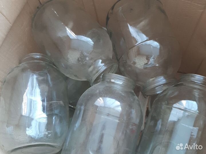 Банки стеклянные 3л- 15шт