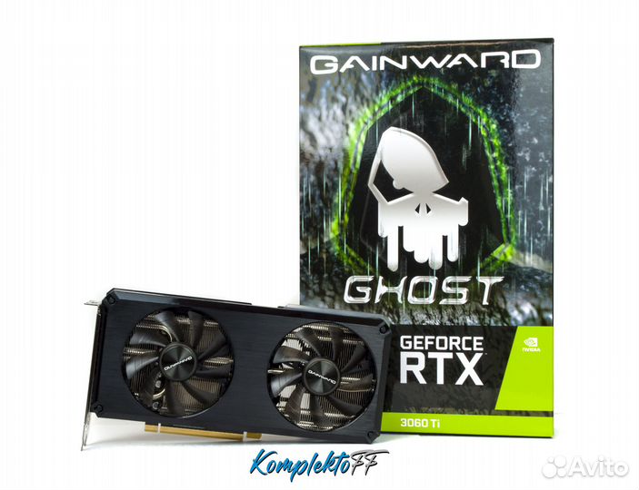 Видеокарта Gainward GeForce RTX 3060 Ti Ghost 8GB