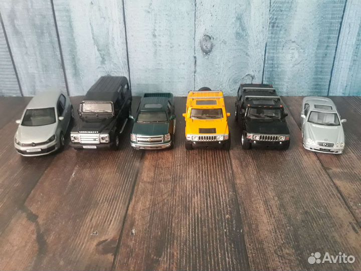 Машинки металлические Kinsmart, RMZ, MSZ