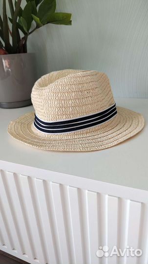Соломенная шляпа детская