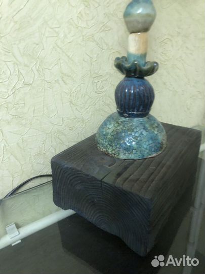 Лампа настольная, ручная работа