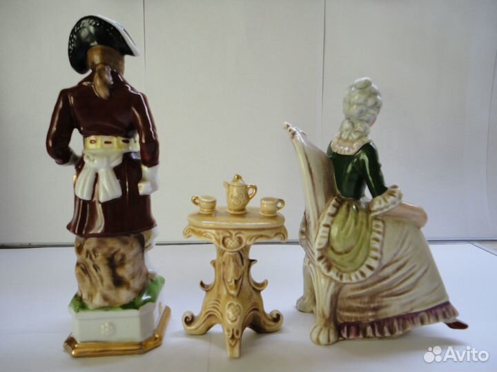 Фарфоровые статуэтки Наполеон и Жозефина(Германия)