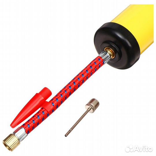 Насос для мячей 28 см, 2 насадки + шнур