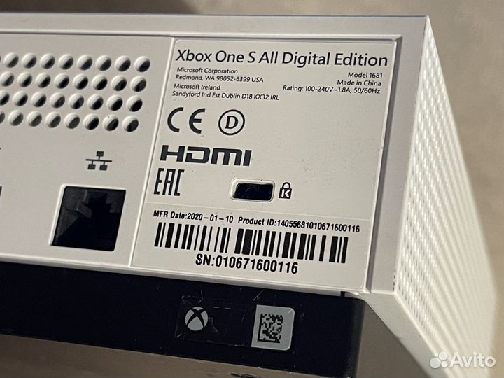 Xbox one s all digital
