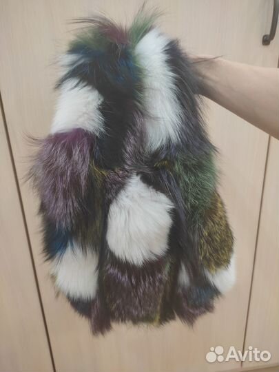 Комплект сумка и варежки новые натуральный мех