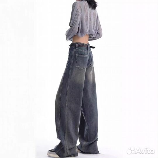 Джинсы широкие balenciaga type