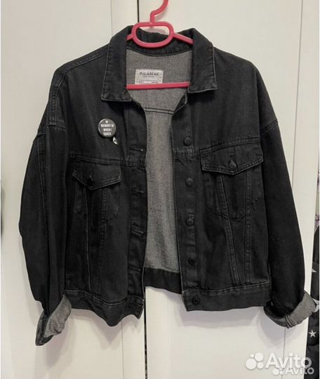 Джинсовая куртка pull and bear