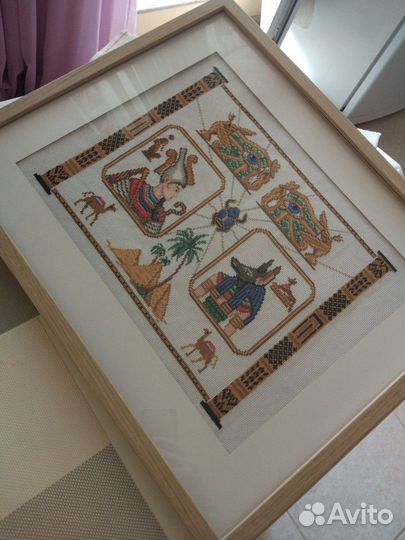 Картина вышивка