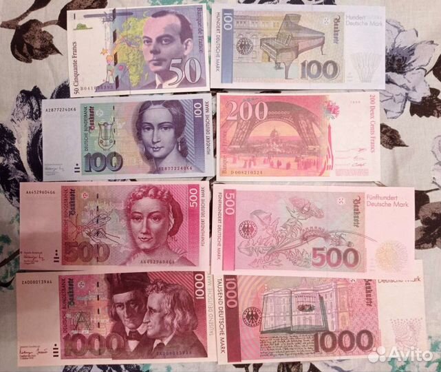 Банкноты разных стран