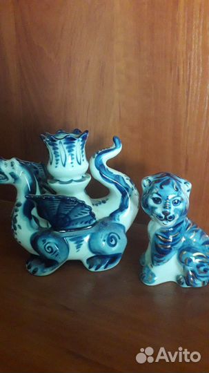 Фигурки Гжель авторские работы