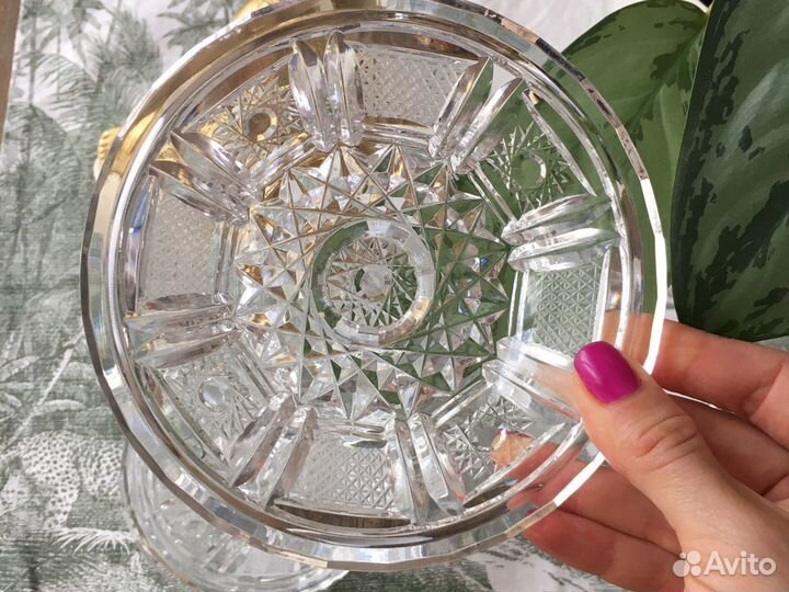 Салатники хрустальные