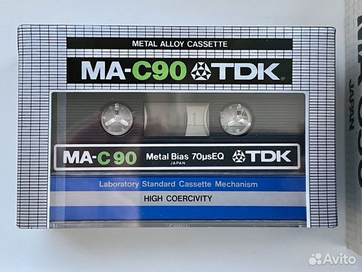 Аудиокассета TDK MA-C90 Metal Type IV