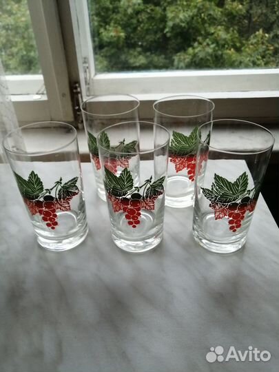 Стаканы из стекла