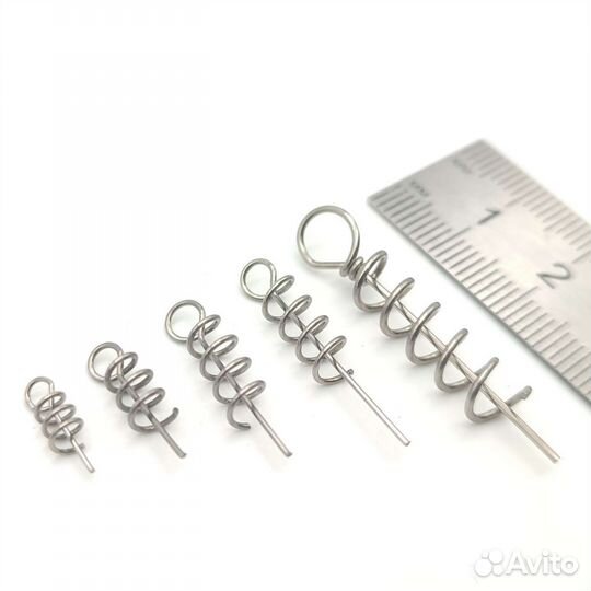 Пружинка штопор спираль для силиконовых приманок