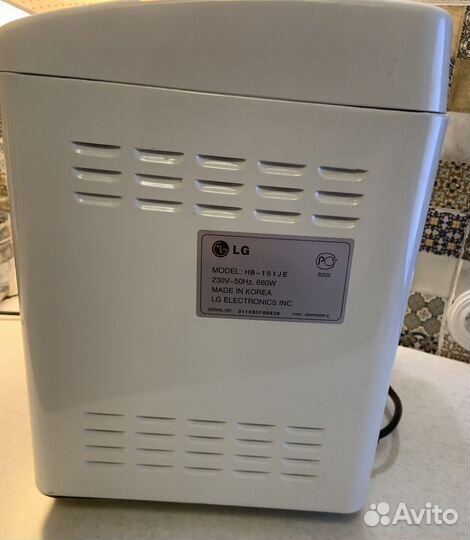 Хлебопечка lg