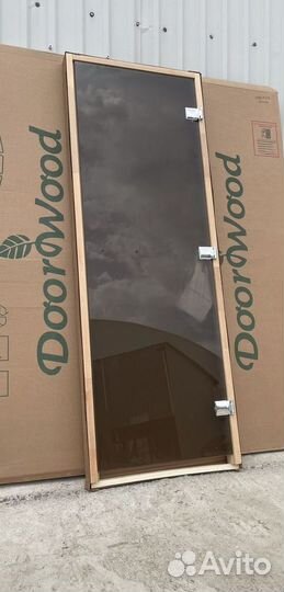 Двери для бани и сауны стеклянные