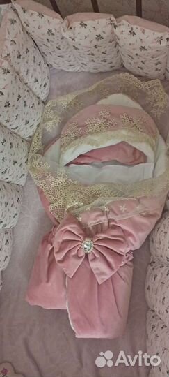 Конверт на выписку для девочки весна