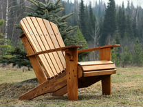 Садовое кресло Адирондак для отдыха