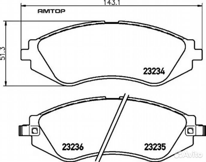 Nisshinbo NP6028 Колодки тормозные дисковые перед