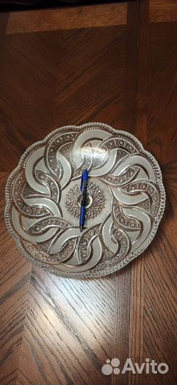 Хрустальное блюдо, фруктовница