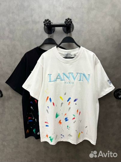 Футболка Lanvin оверсайз (хит 2025)