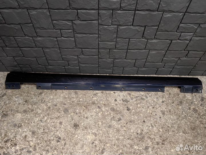 Порог наружний пластиковый R W204 синий