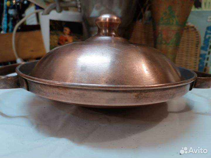 СССР медные садж тарелка настенная