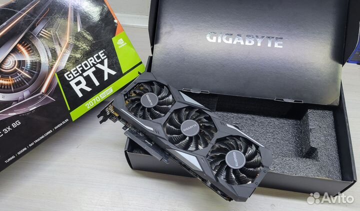Видеокарта rtx2070 super 8gb gigabyte OC
