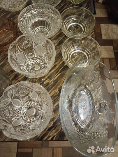 Конфетницы салатники хрусталь СССР