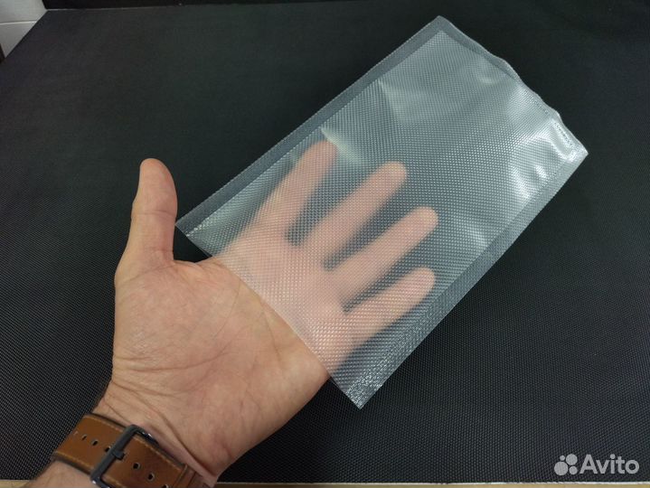 Вакуумные пакеты 15х25см с тиснением 100 штук