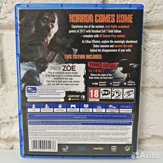 Resident Evil 7 biohazard Gold Edition PS4