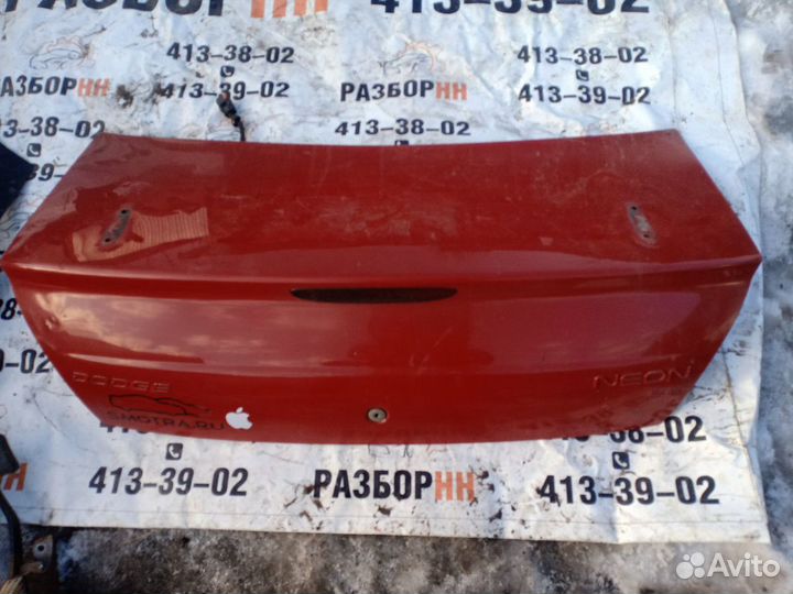 Крышка багажника Chrysler Neon 1999-2005