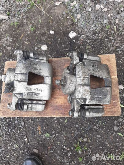 Тормозные суппорта передние на chevrolet lanos 1.5