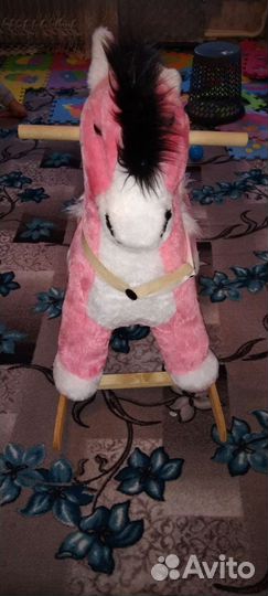 Детская лошадка качалка