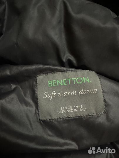 Пуховик женский benetton s