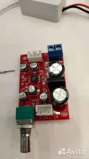 Плата предусилителя на чипе 828