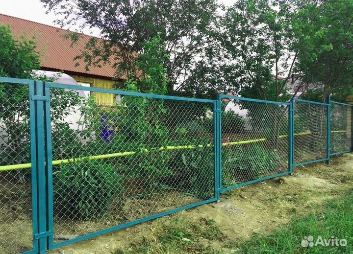 Заборы из сетки рабица со склада новые