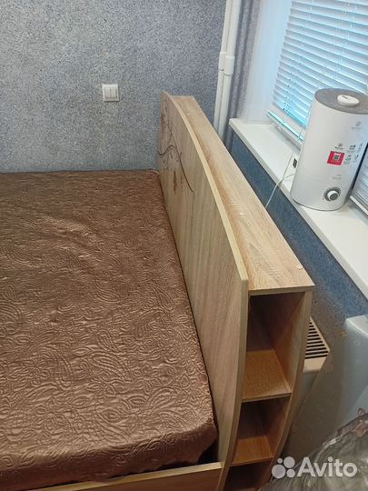 Кровать двуспальная с ортопедическим основанием и