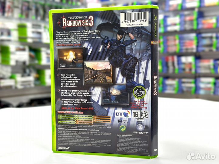 Tom Clancy's Rainbow Six 3 (Xbox Original) Б/У