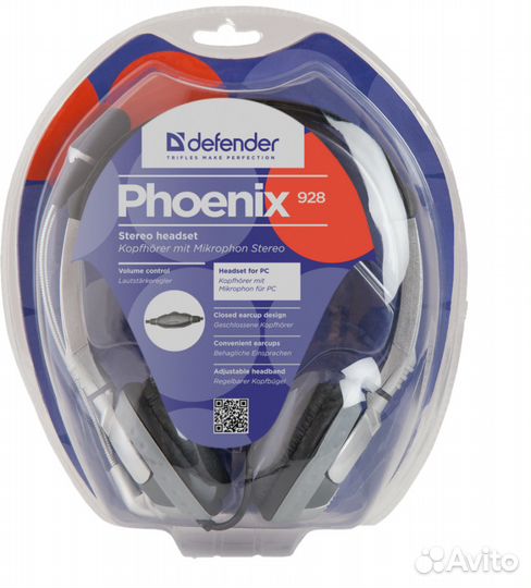 Компьютерная гарнитура Defender Phoenix 928