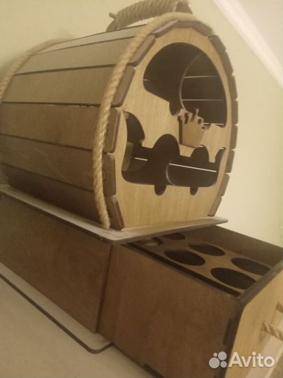 Мини бар бочка