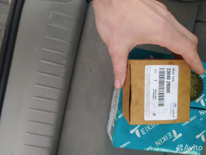 Поршень kia rio и кольца поршневые