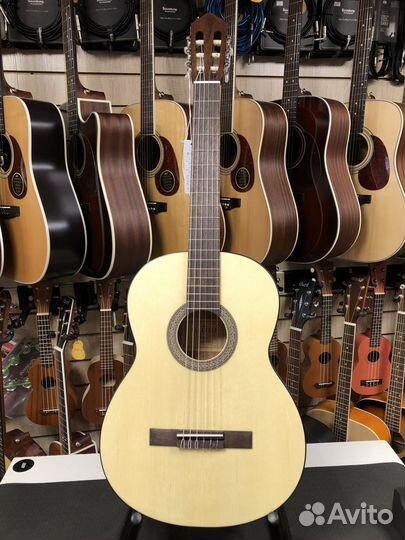 Классическая гитара 4/4 с чехлом, Parkwood PC90-wb