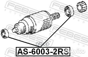 Подшипник генератора mazda 3 BK 2003-2008/17*35*10