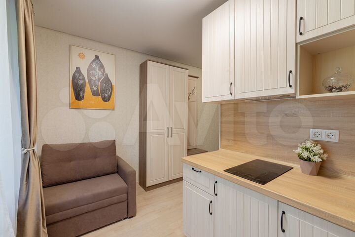 Квартира-студия, 16,6 м², 8/9 эт.