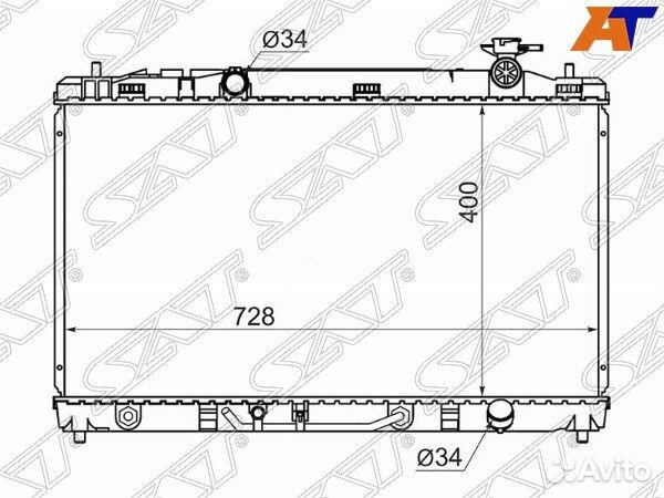 Радиатор daihatsu altis