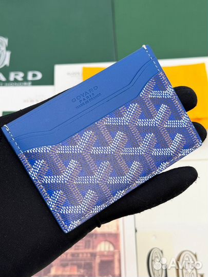 Картхолдер Goyard цвет синий